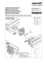 Bosch Rexroth VE 2/D-60 Instructions De Montage