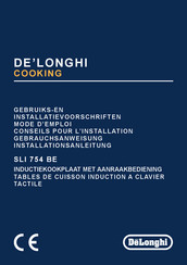 DeLonghi SLI 754 BE Mode D'emploi