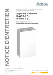 Meltem M-WRG-II E Serie Notice D'entretien