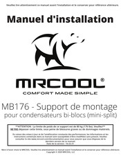 MrCool MB176 Manuel D'installation