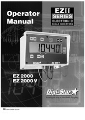 DIGI-STAR EZ 2000 EZ 2000 V Mode D'emploi