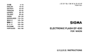 Nikon SIGMA EF-630 Instructions