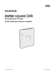 Fujifilm instax SQUARE Link Guide D'utilisation