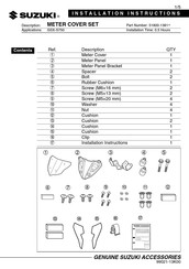 Suzuki 51800-1381 Serie Instructions D'installation