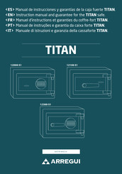 Arregui TITAN 12300-S1 Mode D'emploi