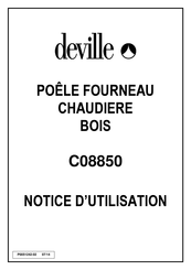 Deville C08850 Notice D'utilisation