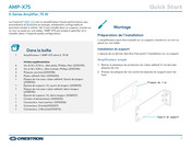 Crestron AMP-X75 Guide De Démarrage Rapide