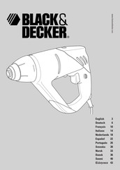 Black & Decker KR2000K Mode D'emploi