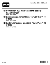 Toro PowerPlex 40V MAX Mode D'emploi