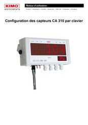 Kimo Instruments CA 310 Notice D'utilisation