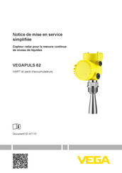 Vega VEGAPULS 62 Notice De Mise En Service