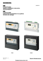 Siemens FC2005 Instructions D'installation