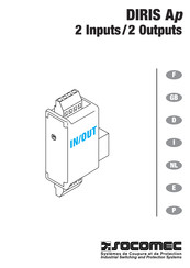 socomec DIRIS Ap Mode D'emploi
