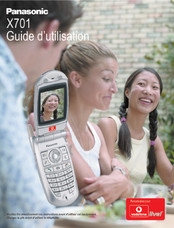 Panasonic X701 Guide D'utilisation