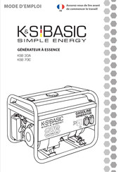 K&S BASIC KSB 70C Mode D'emploi