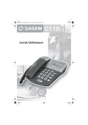 Sagem C110 Livret Utilisateur