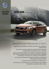 Volvo V40 CROSS COUNTRY 2012 Guide Rapide