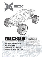 ECX RUCKUS ECX03031T2 Manuel D'utilisation