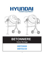 Hyundai HBTE800 Notice De Montage