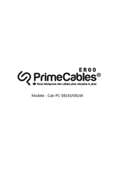 Ergo PrimeCables Cab-PC-08144 Instructions De Montage