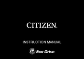 Citizen Eco-Drive J8 Manuel D'instructions