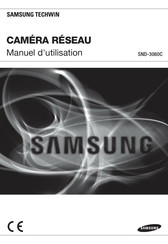 Samsung Techwin SND-3080CF Manuel D'utilisation