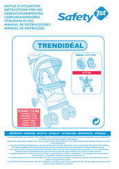 Safety 1st Trendideal Notice D'utilisation