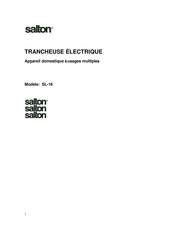 Salton SL-16 Mode D'emploi