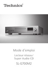 Technics SL-G700M2 Mode D'emploi