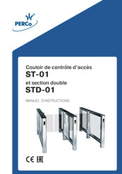 PERCo STD-01 Manuel D'instructions