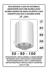 Ariston Thermo SGA 100 Instructions Pour L'installation Et L'entretien