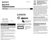 Sony CMT-CPZ2 Mode D'emploi