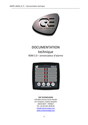 CRE Technology RDM 1.0 Documentation Technique