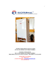 Ecotermal MRL 24 kW Instructions Pour L'installation