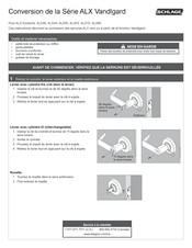 Schlage ALX Serie Guide Rapide