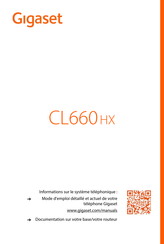 Gigaset CL660HX Mode D'emploi