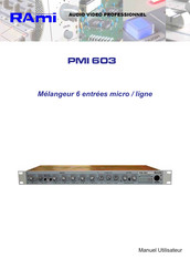 Rami PMI 603 Manuel Utilisateur