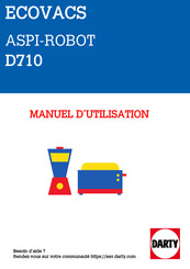 Ecovacs Robotics DEEBOT 710 Manuel D'instructions
