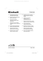 EINHELL 44.192.55 Instructions D'origine