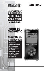 Matco Tools MD1042 Manuel D'instructions