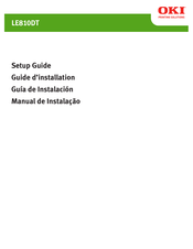 Oki LE810DT Guide D'installation