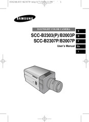 Samsung SCC-B2007P Manuel D'utilisation