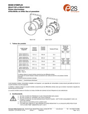 E2S BExS110D Serie Mode D'emploi