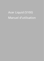 Acer Liquid Manuel D'utilisation