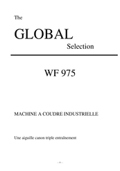 Global WF 975 Mode D'emploi