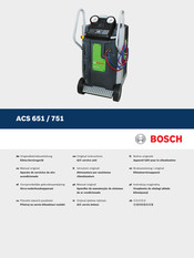 Bosch ACS 651 Notice Originale