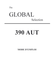 Global 390 Serie Mode D'emploi