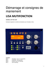 Polytherm Optimizer 2429 Démarrage