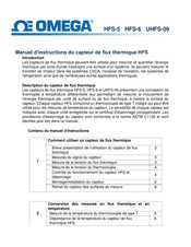 Omega HFS-5 Manuel D'instructions