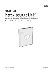 FujiFilm instax SQUARE Link Guide D'utilisation